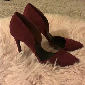 Burgundy Charlotte Russe Heels